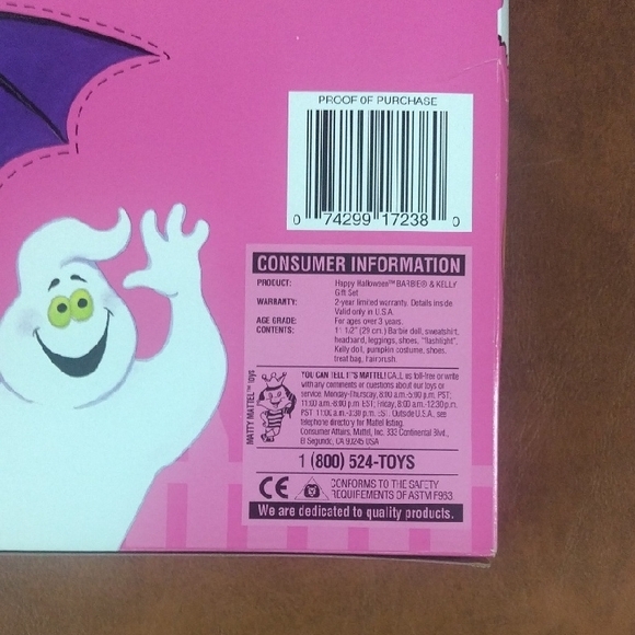 1996 Barbie & Kelly Halloween Set Ready For Trick Or Treat. - Picture 7 of 9